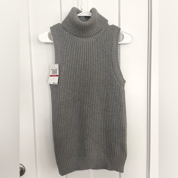 Michael Kors Turtle Neck Sleeveless Sweater NWT SZ. XS - Picture 5 of 6